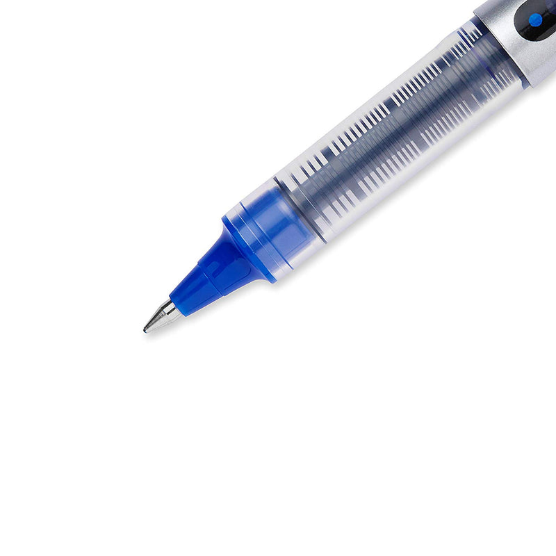 12 Pcs Uni-ball Vision Rollerball Pens Fine Point (0.7mm) Blue -1 Box