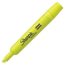 12 Pcs Sharpie Accent Tank Style Highlighter Chisel Tip Fluorescent Yellow  - 1 Box
