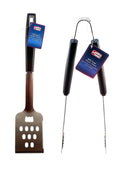 2-Pc Ai-De-Chef BBQ Grilling Tongs 16” and Turning Spatula 17” Set - 1 Pack