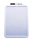 2Pcs Kamset Dry Erase Board 11.25" x 8.5" Black or White 2 Pack